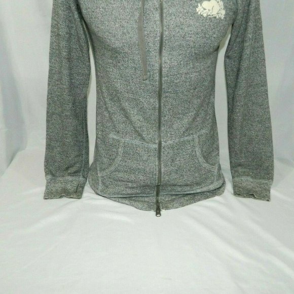 Roots Salt Pepper Capri Long Full Zip Hoodie M - Picture 5 of 10